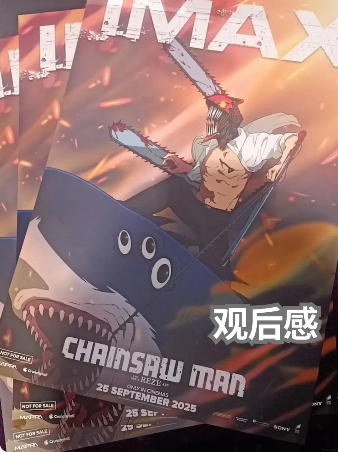 《电锯人剧场版：蕾塞篇》当我看完了蕾塞篇半夜场后 海报